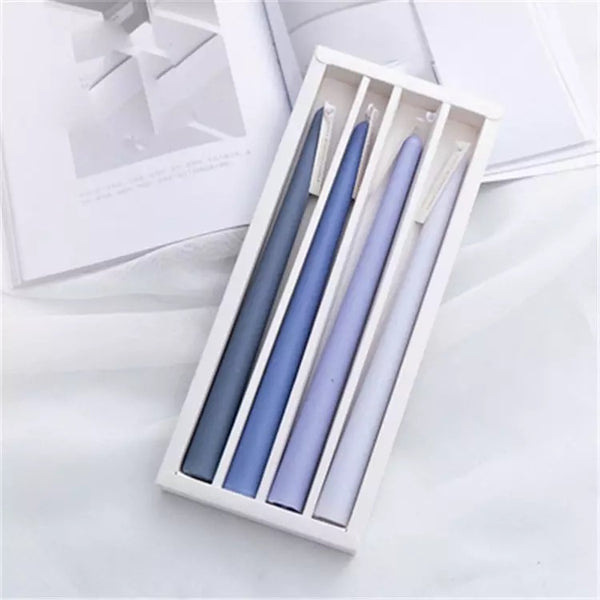 Long Scented Taper Candles - Wildblue