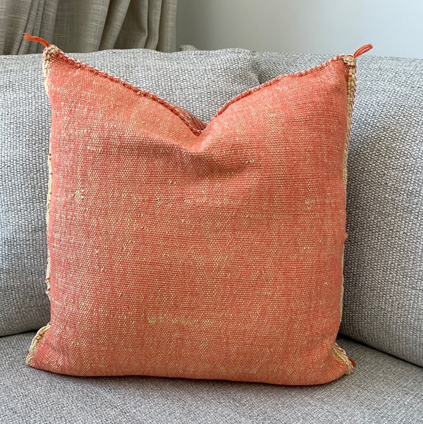 Cactus Silk Cushion - Light Orange