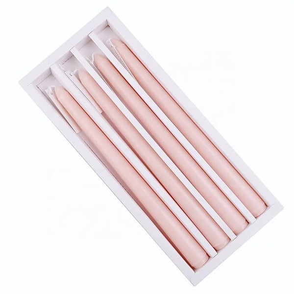 Long Scented Taper Candles - Blush