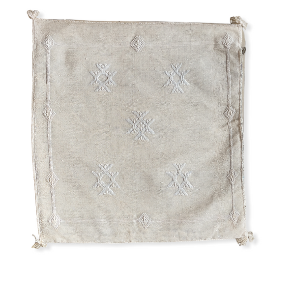 Moroccan Cactus Silk Cover | Limestone