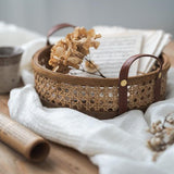 Sunset Basket with Leather handles