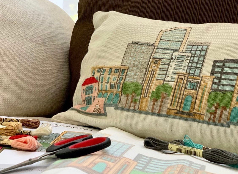 Beirut City Scape Cushion