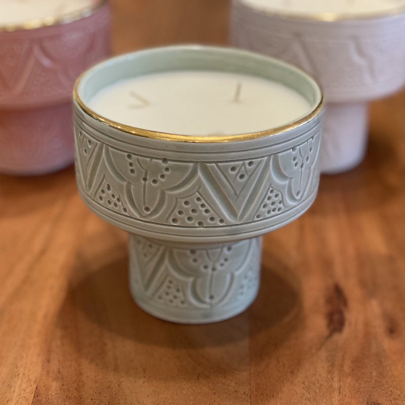 Handmade Orange Blossom Candle - 5 Colors