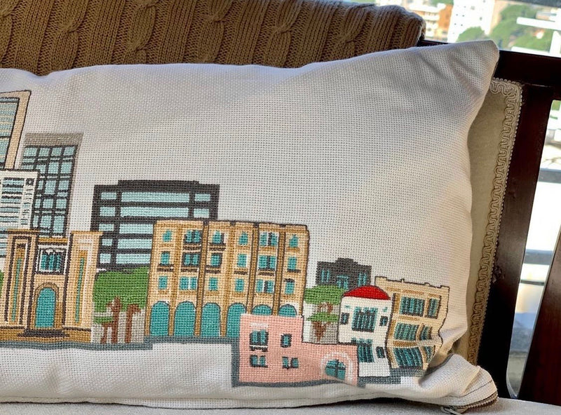 Beirut City Scape Cushion