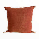 Cactus Silk Cushion - Orange