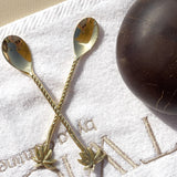 Brass Palm Spoons