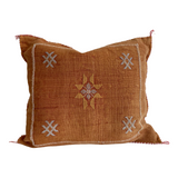 Cactus Silk Cushion - Orange Nouwara