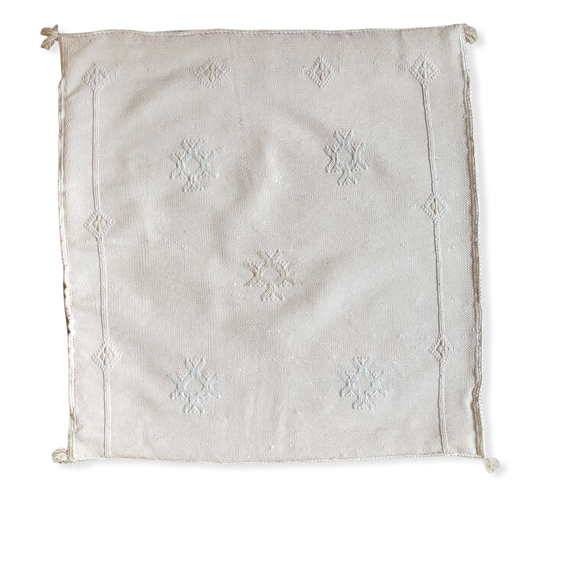 Moroccan Cactus Silk Cover | Warm white 2