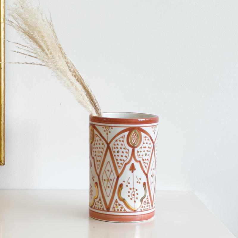 Safi Handmade Vase with 12k Gold - 4 colors